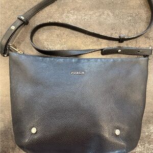 Furla Black‎ Leather Shoulder Bag